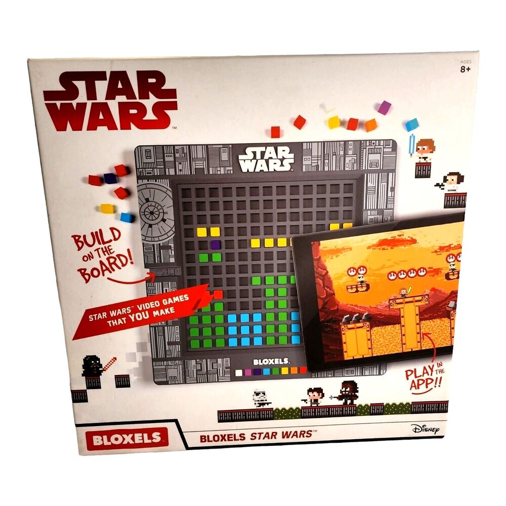 Disney Star Wars Bloxels Build Your Own Video Game Coding Toy Mattel 2017